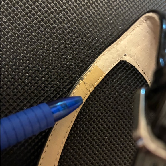 Unisa Black Patent style Ankle-Strap Block Heels - Picture 10 of 10